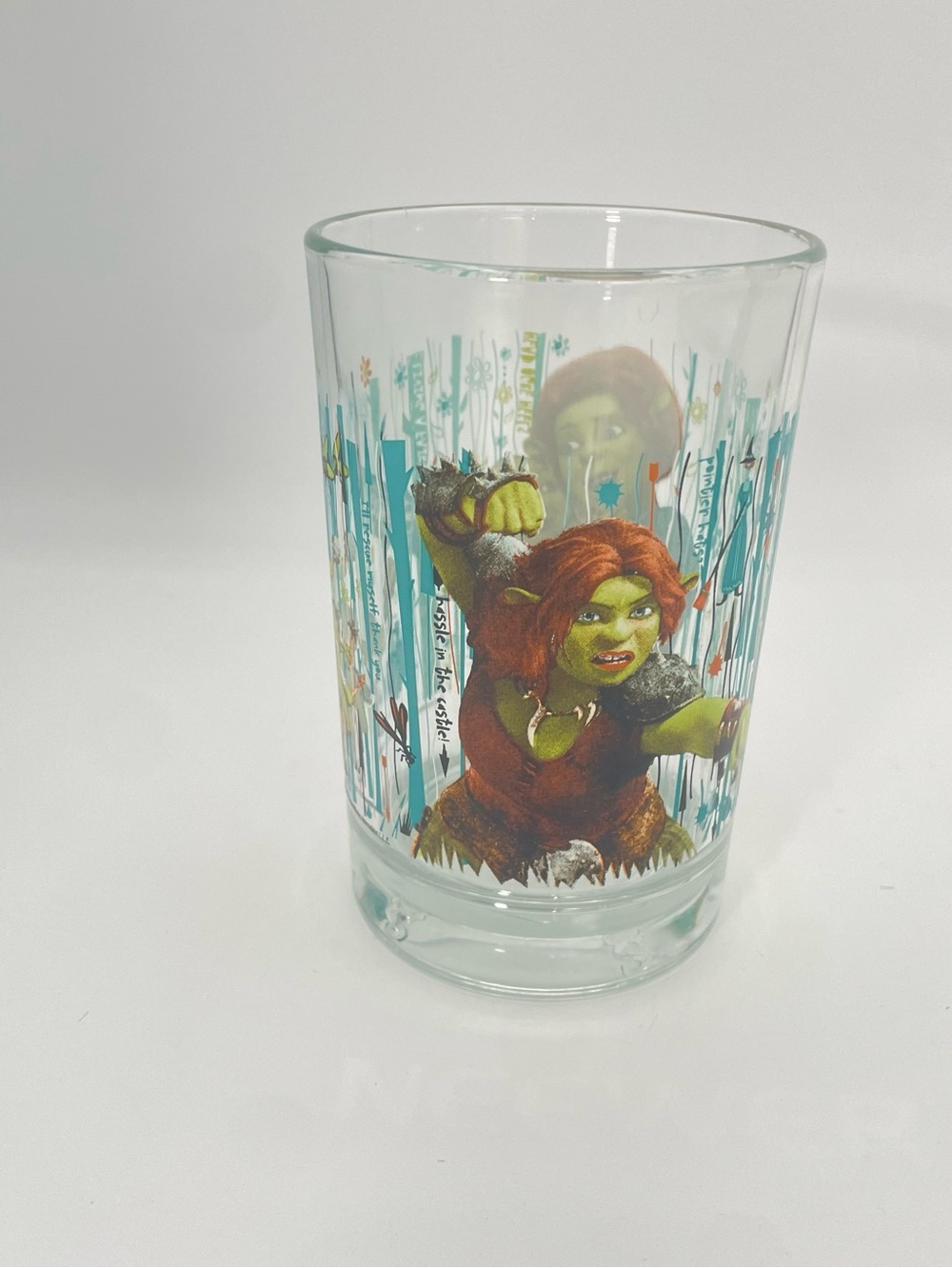 2010 McDonald’s DreamWorks Shrek Forever After Fiona Glass Tumbler 5.5”
